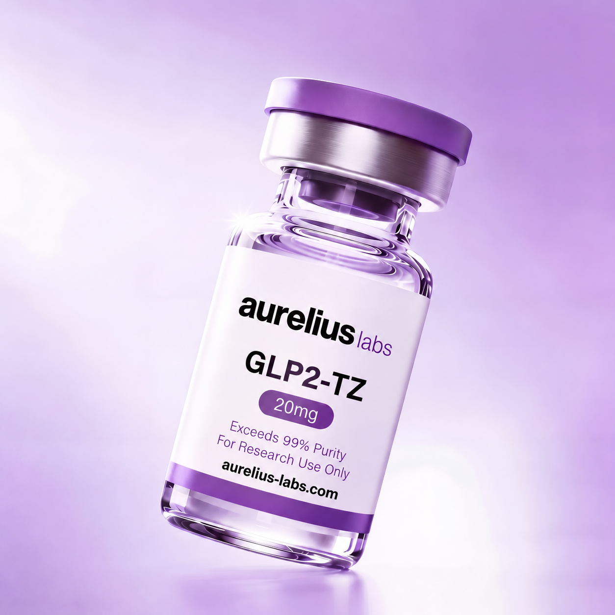 Aurelius Labs research vial of GLP2-TZ 20mg