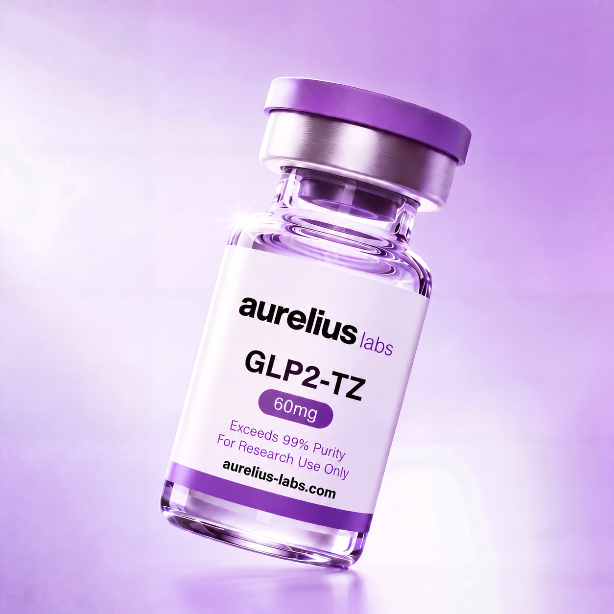Aurelius Labs research vial of GLP2-TZ 60mg