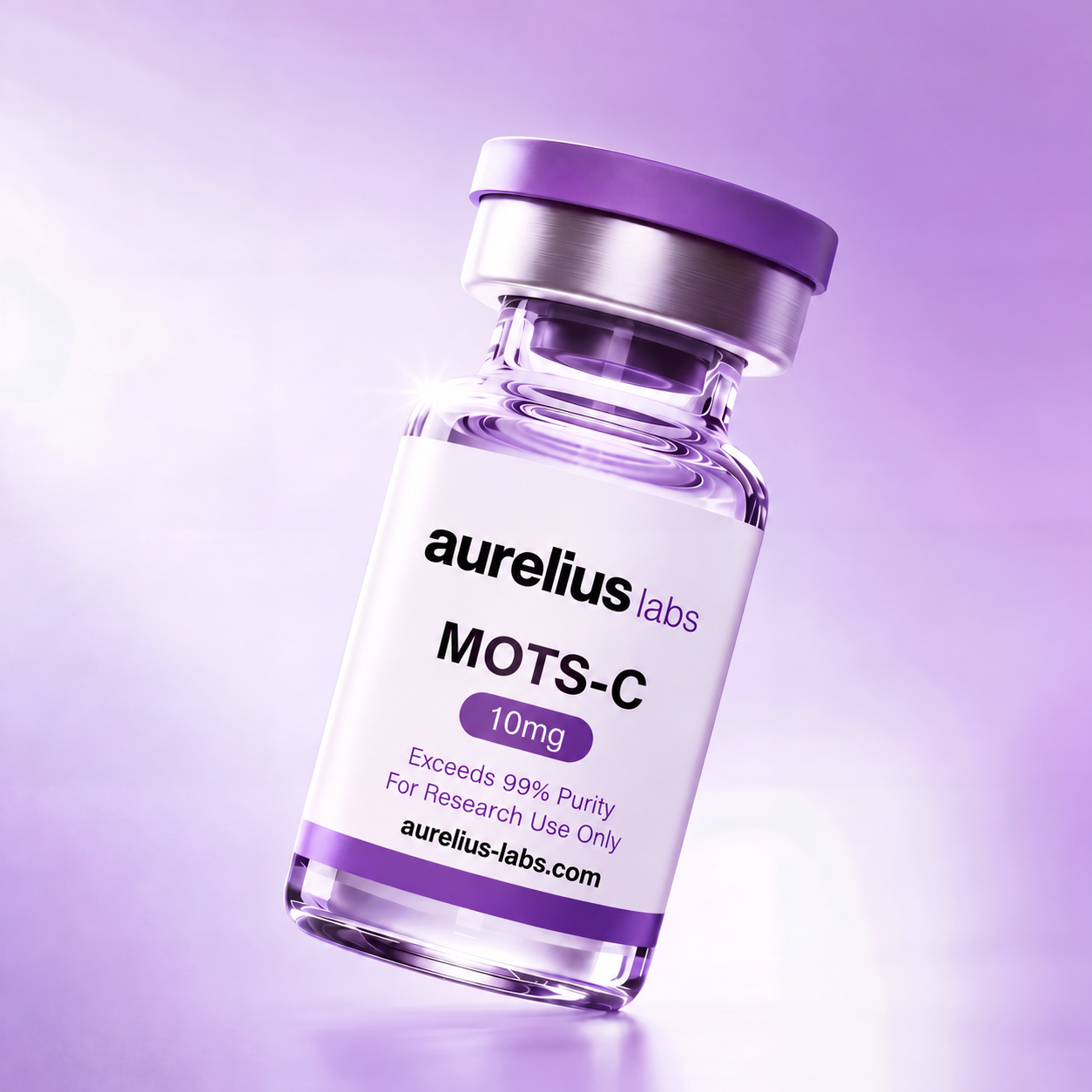 Aurelius Labs research vial of MOTS-c 10mg