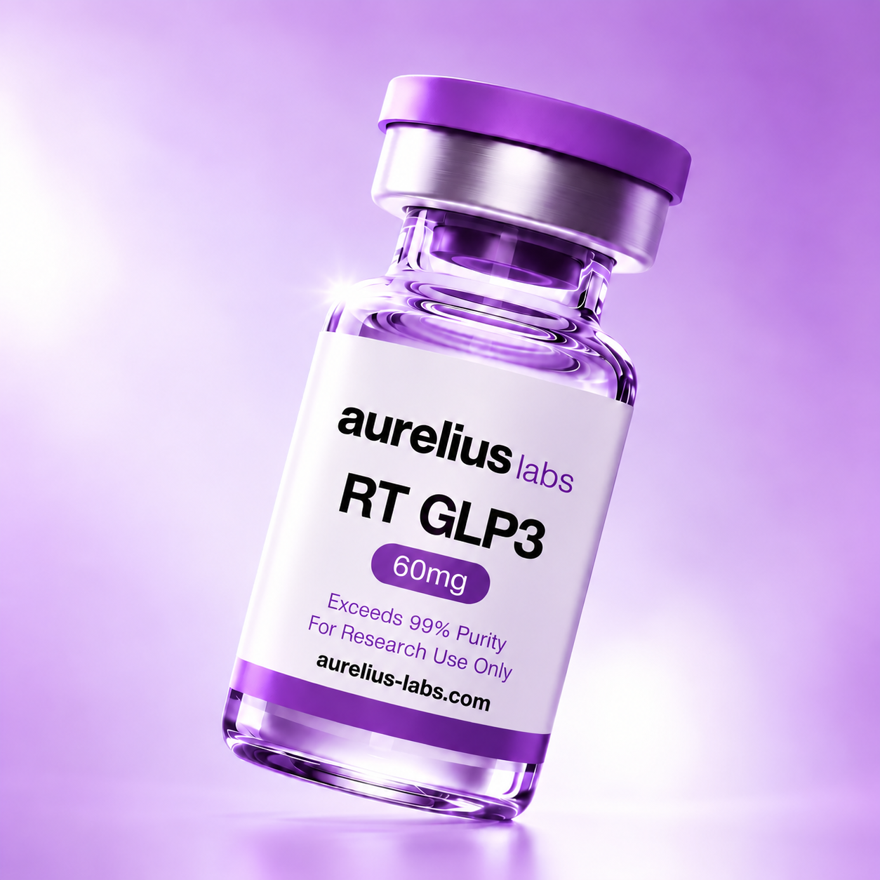 Aurelius Labs research vial of RT GLP3 60mg